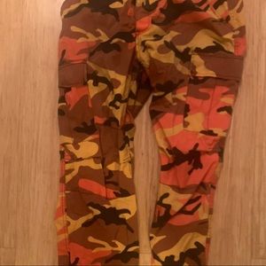 Orange camo pants SOLD